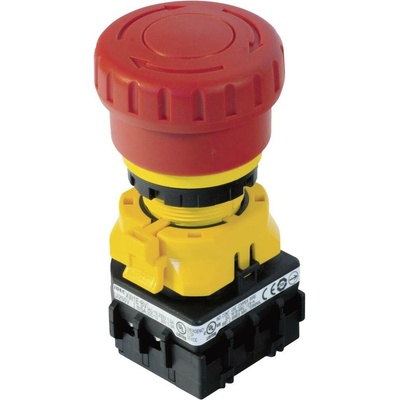 Idec XW1E-BV402MFR, XW1E-BV402MFR nouzový vypínač, 250 V/AC, 2 rozpínací kontakty, 1 ks