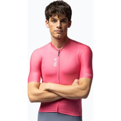 Alé PRAGMA Color Block SS #24 Flamingo pink