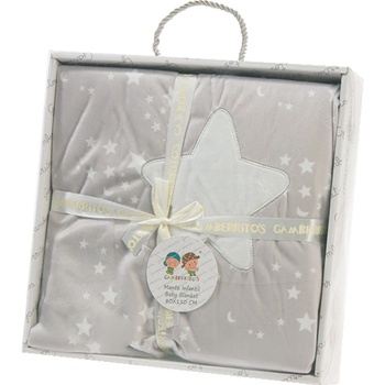 Gamberritos Одеало 80х110см. Звезда, сиво (107213)