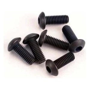Traxxas винт с вътрешен шестостен M3x8mm полукръгла глава (6)