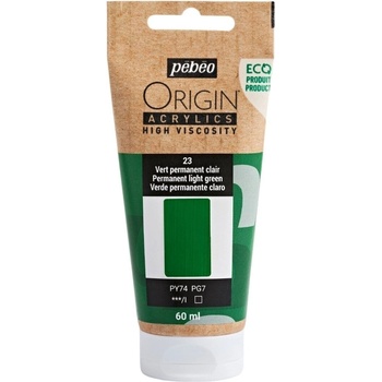 Pébéo Origin АКРИЛНА боя Permanent Green Light 60 ml 1 бр (817023)