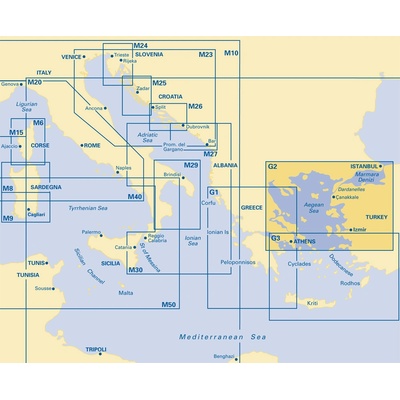 Námořní mapa Imray G2 Aegean Sea (North Part) Passage Chart IMG2
