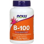 NOW NOW Vitamin B-100 Complex, 100 растителни капсули