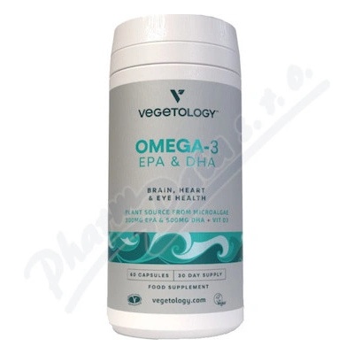 Vegetology Omega-3 Liquid EPA a DHA, s vitaminem D, 150 ml