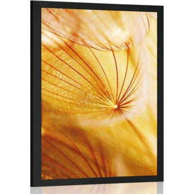 Plakát pampeliška v nádherném provedení - 20x30 black