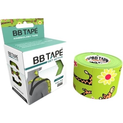 BB Tape Kineziologický tejp žirafa limetková 5 m x 5 cm