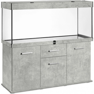 Diversa Solid LED akvarijní set rovný beton 375 l