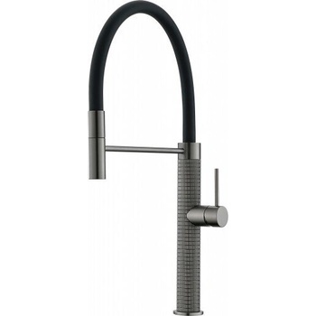 Image 1 of Inter Ceramic Месингов кухненски смесител icf 7789809gg - едноръкохватков, сив (7789809gg)