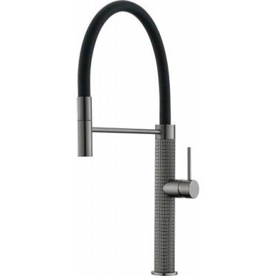 Inter Ceramic Месингов кухненски смесител icf 7789809gg - едноръкохватков, сив (7789809gg)