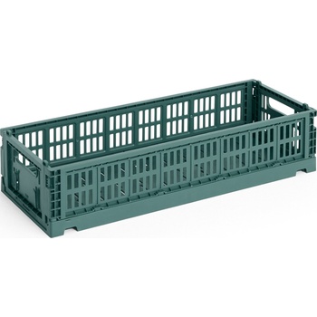 Hay Colour Crate Mini Oblong Кош за съхранение, тъмнозелен (AE358-B008-AE77)