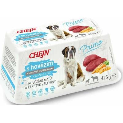 Chejn Primo Adult Dog hovězí a mrkev 8 x 425 g – Sleviste.cz
