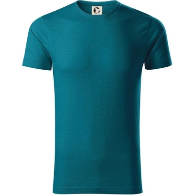 Bez potisku triko z organické bavlny petrolejová