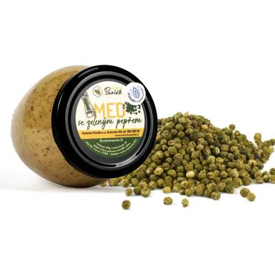 Včelařství Pavlák Med se zeleným pepřem 250 g