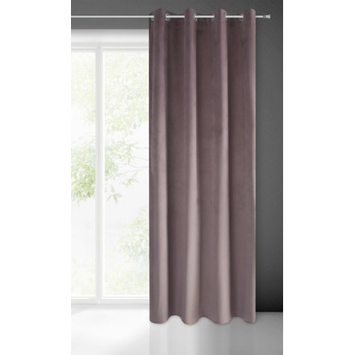 ZÁVES PIERRE CARDIN NA KRÚŽKOCH 140X250 CM RUŽOVÝ