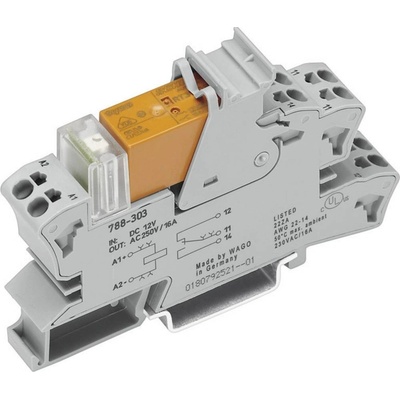 WAGO 788-508 reléový modul, 230 V/AC, 16 A, 1 přepínací kontakt, 1 ks