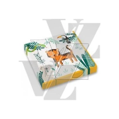 Amscan papírové ubrousky 33x3x16 Get Wild 16ks