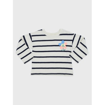 GAP Бебешка раирана тениска GAP GAP | Byal | Момичешки | 80