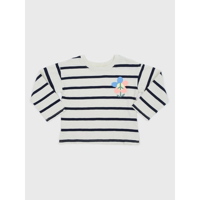 GAP Бебешка раирана тениска GAP GAP | Byal | Момичешки | 80