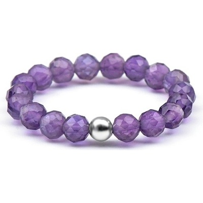 Agato dámský prsten s ametystem POL R03