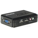 Edimax EK-UAK2 KVM prepínač, 2 porty,USB, desktop + 2 x KVM kabel