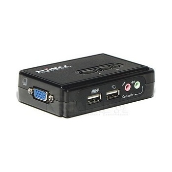 Edimax EK-UAK2 KVM prepínač, 2 porty,USB, desktop + 2 x KVM kabel