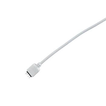 Image 1 of ELMARK Acc20 4pin КОНЕКТОР ЗА rgb ЛЕНТА С БЯЛ КАБЕЛ 200mm (99acc20)