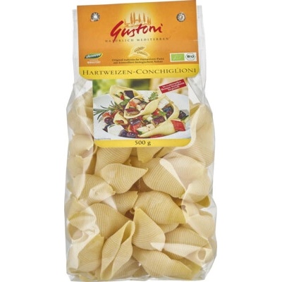 Gustoni Conchiglioni maxi bio 0,5 kg