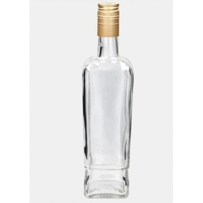 Sklenená fľaša na alkohol so závitovým uzáverom 700 ml