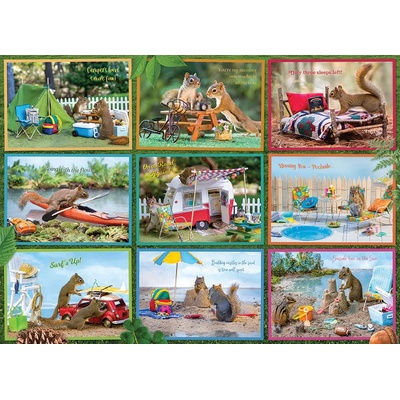 Cobble Hill - Puzzle Squirrels on Vacation - 1 000 piese