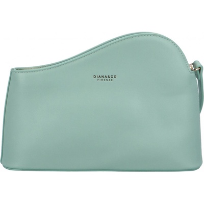 Elegantní dámská koženková crossbody Ruby světle zelená