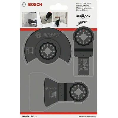 BOSCH Základní souprava pro obkládání (3 ks); AIZ 20 AB (1x); ATZ 52 SC (1x); ACZ 85 LMT (1x) 2608662342