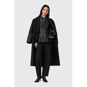 AllSaints Палто с вълна AllSaints SELLMA в черно W020OD (W020OD)