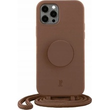 Just Elegance JE PopGrip Case iPhone 12 Pro Max cukr hnědé