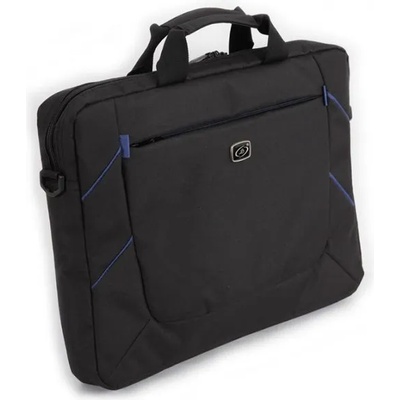 Luckysky Офис чанта с отделение за лаптоп 15.6 lsky nb bag, Черна/Синя (lsky nb bag 15.6 black w/bl)