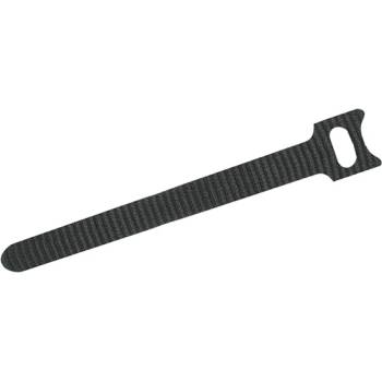 Удобни 200x12mm 10pcs велкро черни телени връзки 05516 (05516)
