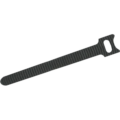 Удобни 200x12mm 10pcs велкро черни телени връзки 05516 (05516)