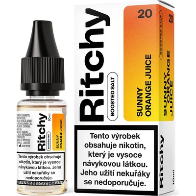 Ritchy Salt Sunny Orange Juice 10 ml 20 mg – Sleviste.cz