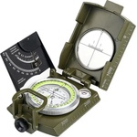DRAGOWA Tactical DRAGOWA Тактически сгъваем водоустойчив метален компас с калъф Wally, зелен (DRG100.Green)