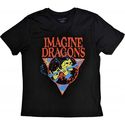 Imagine Dragons tričko Skeleton Flute čierne