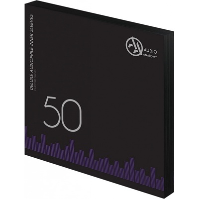 Audio Anatomy INNER SLEEVES 12″ Provedení: Black 50 – Zboží Živě