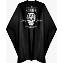 Marmara Barber Pláštenka černa Barber Cape Black Skull