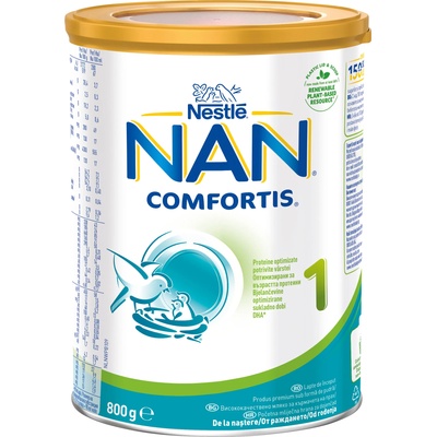 Nestle Мляко на прах за кърмачета Nestle Nan - Comfortis 1, 800 g (12607942)