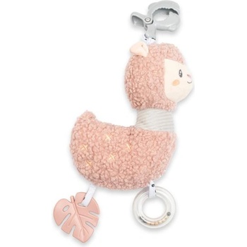 New Baby Образователна плюшена играчка с клип New Baby Лама