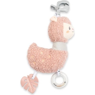 New Baby Образователна плюшена играчка с клип New Baby Лама