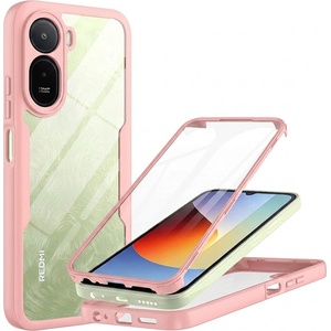 Techsuit Калъф за Xiaomi Redmi A7 Pro 4G - ColorVerse 360 Series + протектор - Techsuit - Розов