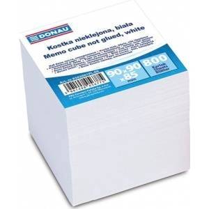 DONAU DONAU cube unglued, 90x90x90mm, approx. 800 cards. , white