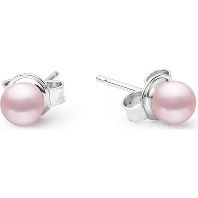 Gaura Pearls stříbrné s levandulovou řiční perlou Emily EFB05-N/L Levandulová