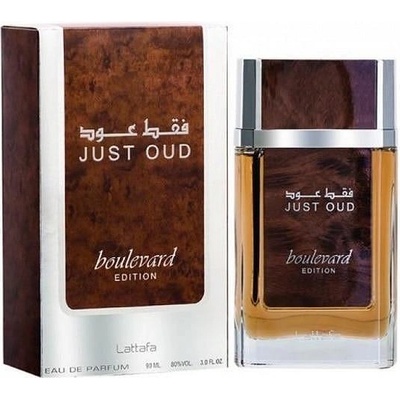LATTAFA Арабски парфюм JUST OUD BOULEVARD, Lattafa, Unisex, 90ml
