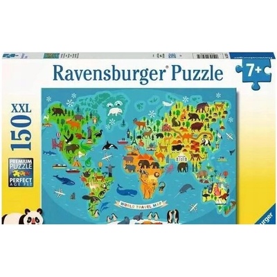 Ravensburger mapa světa 150 dílků