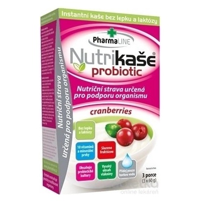 Mogador Nutrikaša probiotic cranberries 3 x 60 g